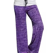 Women's Casual Loose Drawstring Splicing Loose Pants