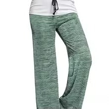 Women's Casual Loose Drawstring Splicing Loose Pants